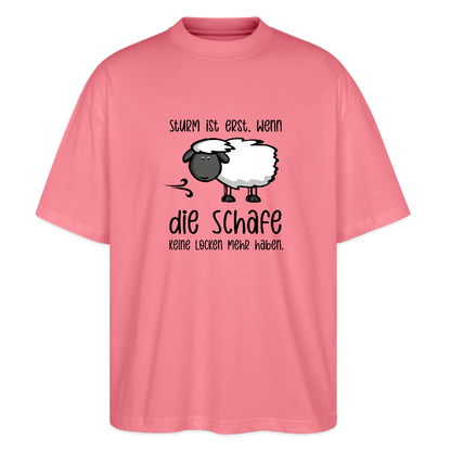 Unisex Oversize Bio-T-Shirt - Schaf - Pink 