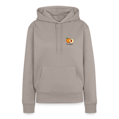 Damen Premium Hoodie - Plüschappel - Taupe