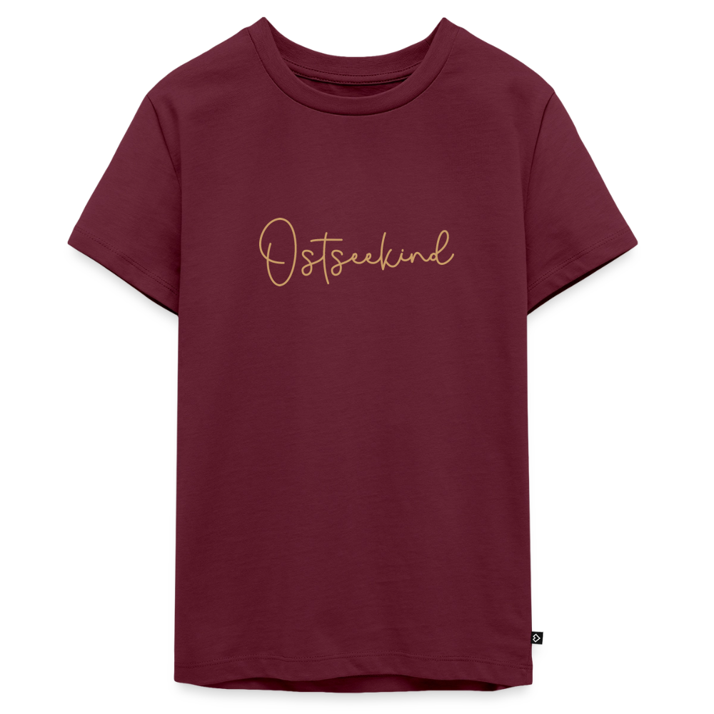 Teenager Premium T-Shirt "Ostseekind" - Burgunderrot