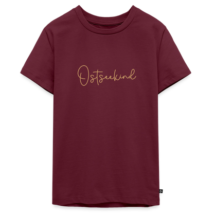Teenager Premium T-Shirt "Ostseekind" - Burgunderrot