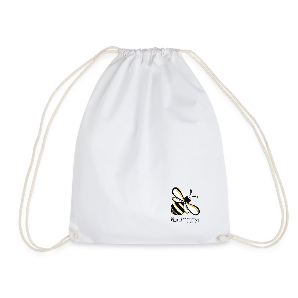 Turnbeutel - Plüschmoors - Weiß