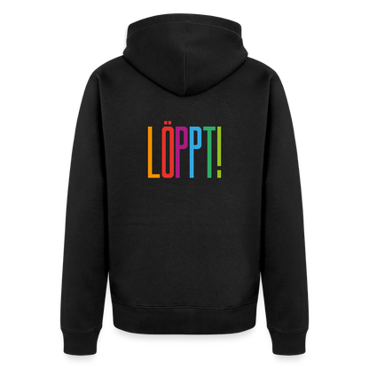 Herren Premium Kapuzenjacke - Löppt! - Schwarz
