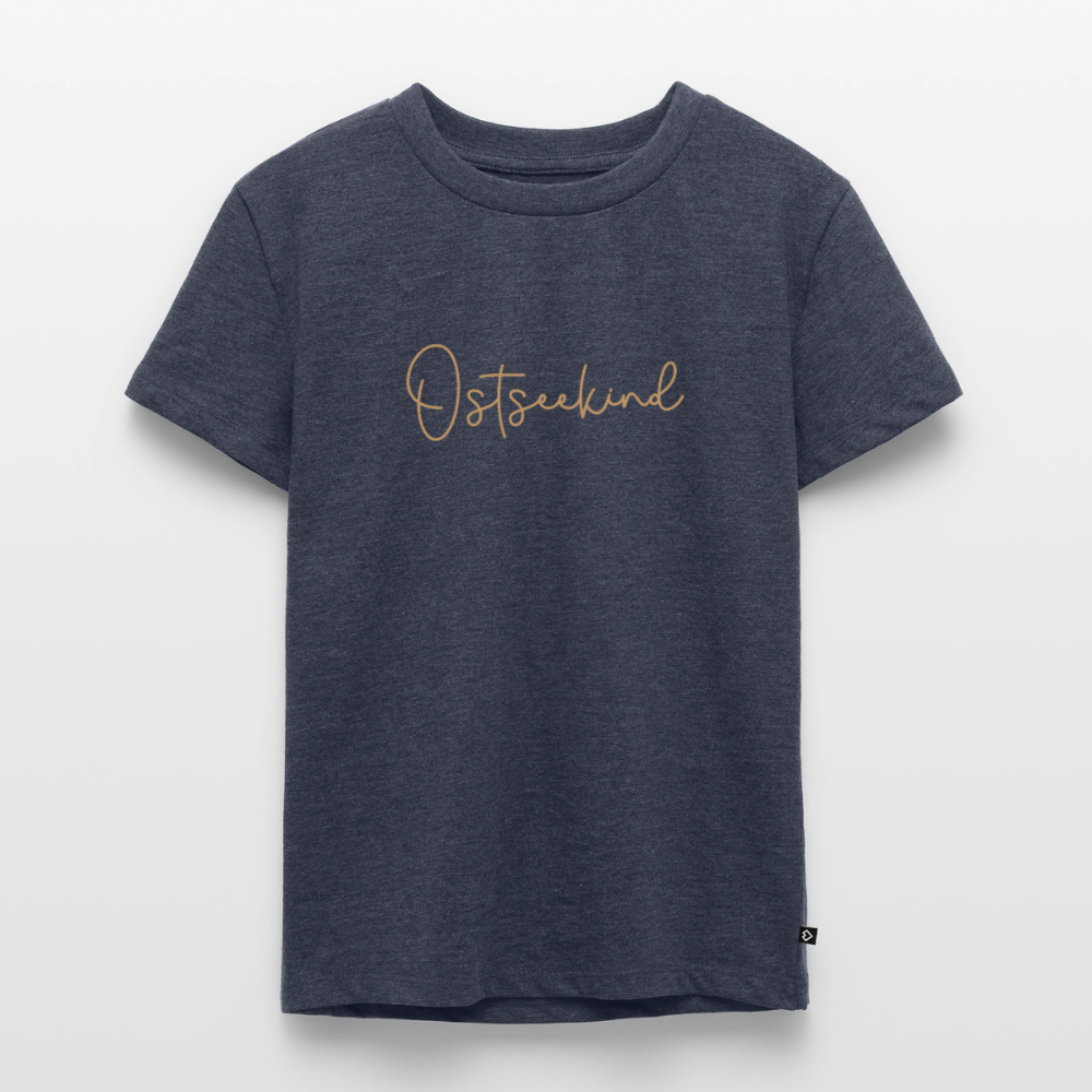 Kinder Premium T-Shirt "Ostseekind" - Jeansblau 