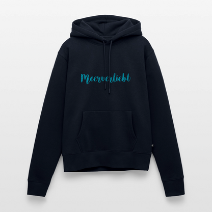 Damen Premium Hoodie - Meerverliebt - Navy