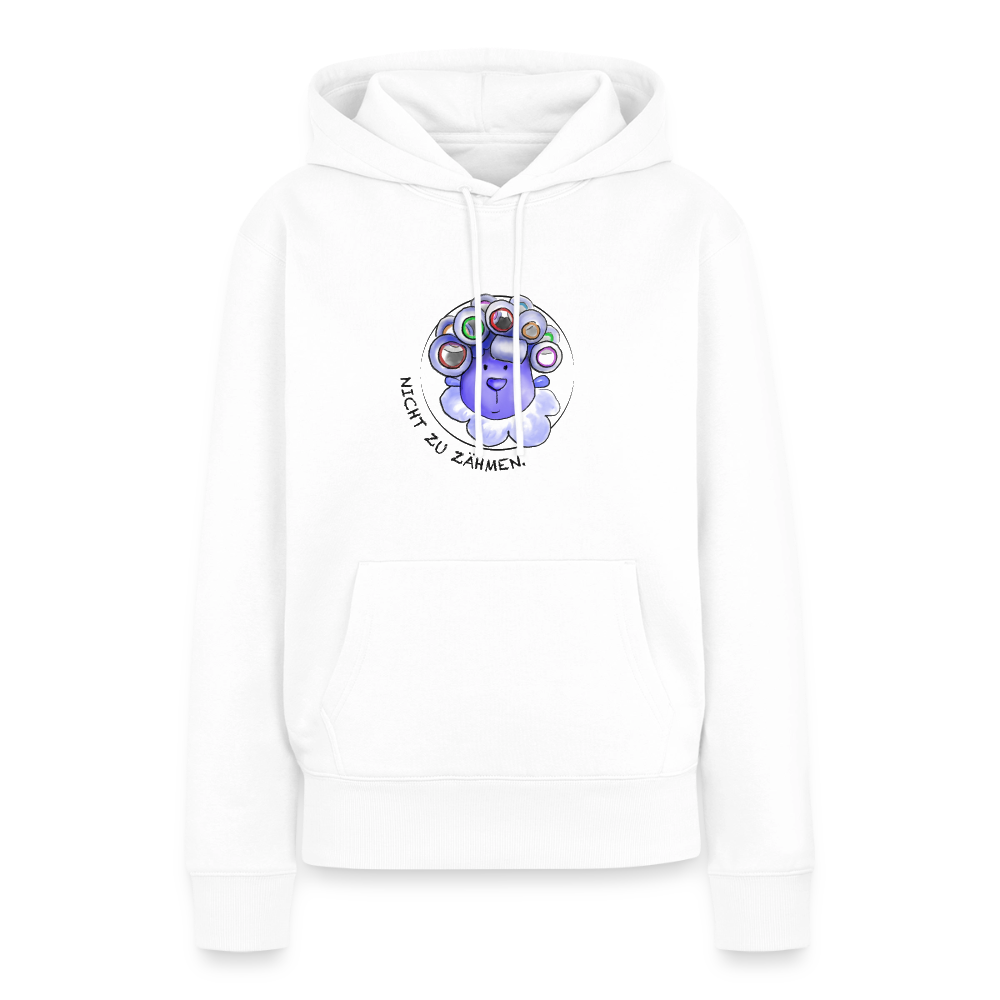 Nicht zu zähmen - Damen Premium Hoodie - Weiß