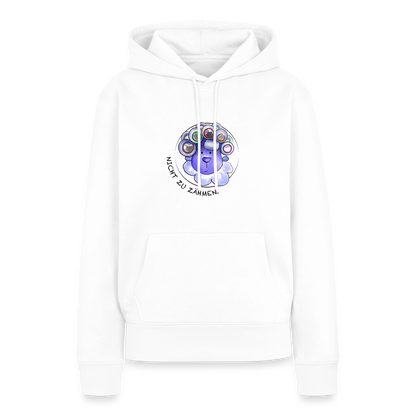 Nicht zu zähmen - Damen Premium Hoodie - Weiß