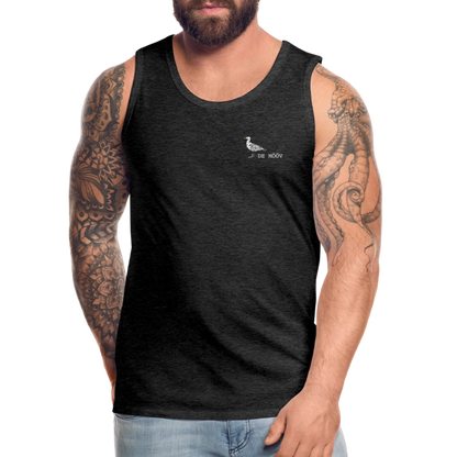 Männer Premium Tank Top - de Mööv (weiss) - Anthrazit