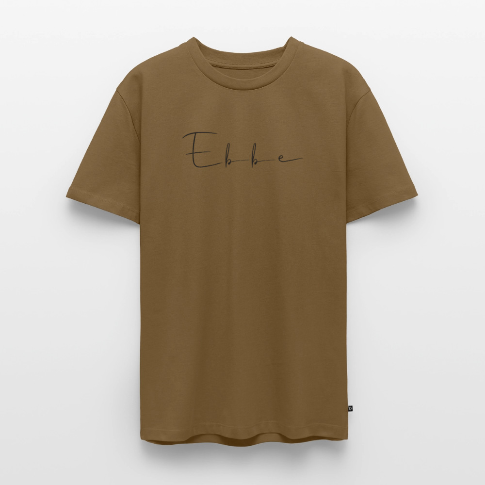 Ebbe - Herren Premium Bio T-Shirt - Nussbraun