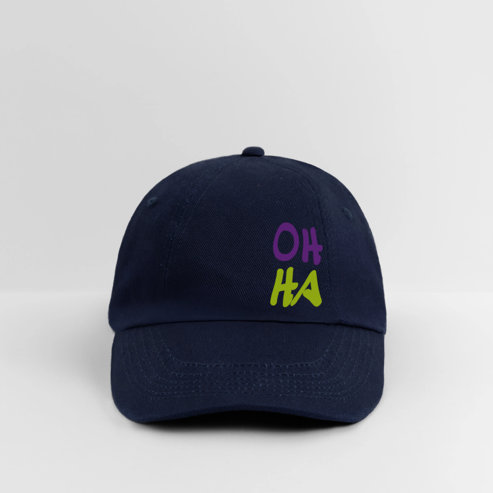 Baseballkappe - Oh ha - Blau/Blau