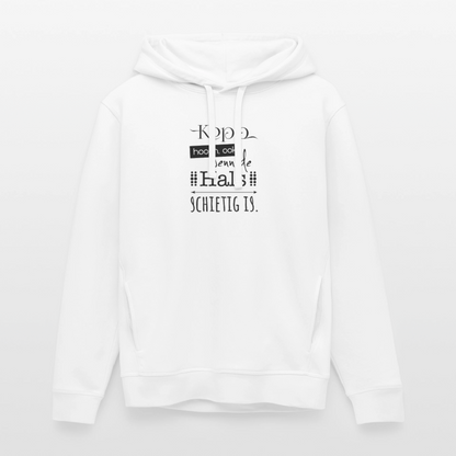 Unisex Bio-Hoodie - Kopp hooch - Weiß