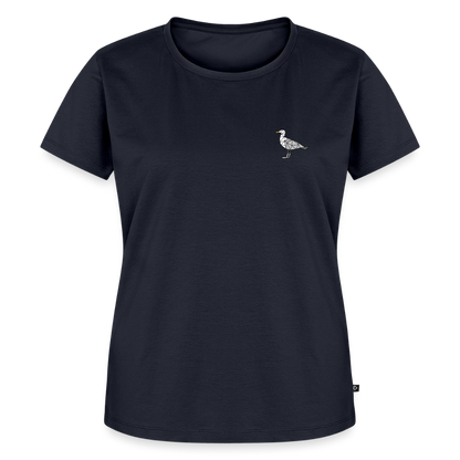Möwe - Damen Premium Bio T-Shirt - Navy