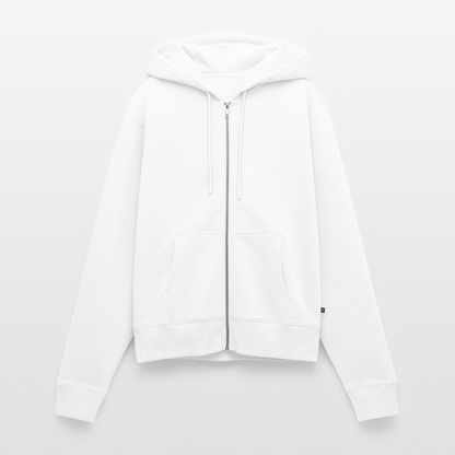 Frauen Premium Kapuzenjacke - Eigenwollig - Weiß
