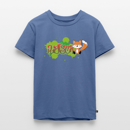 Kinder Premium T-Shirt - plietsch Voss - Taubenblau