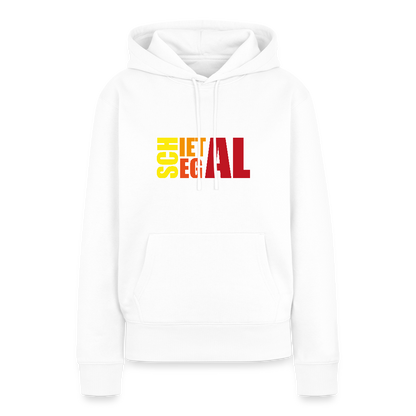 Damen Premium Hoodie - Schietegal - Weiß