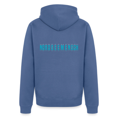 Nordseemensch - Herren Premium Kapuzenjacke - Taubenblau