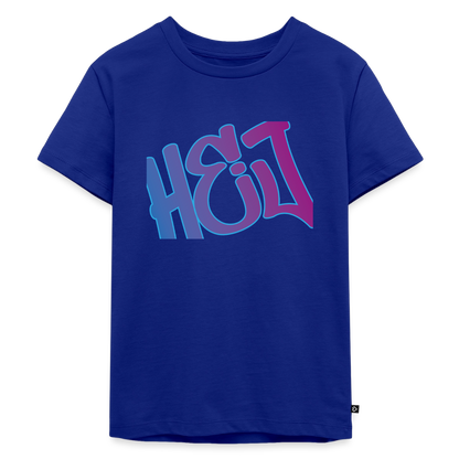Kinder Premium T-Shirt "Hej" - Royalblau