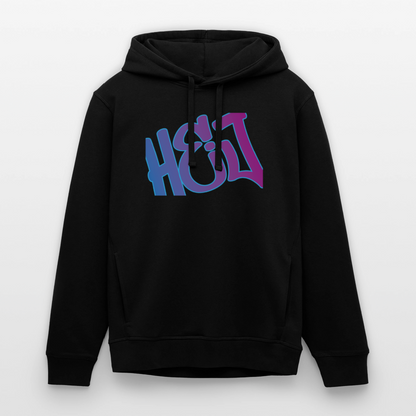 Unisex Bio-Hoodie - Hej - Schwarz