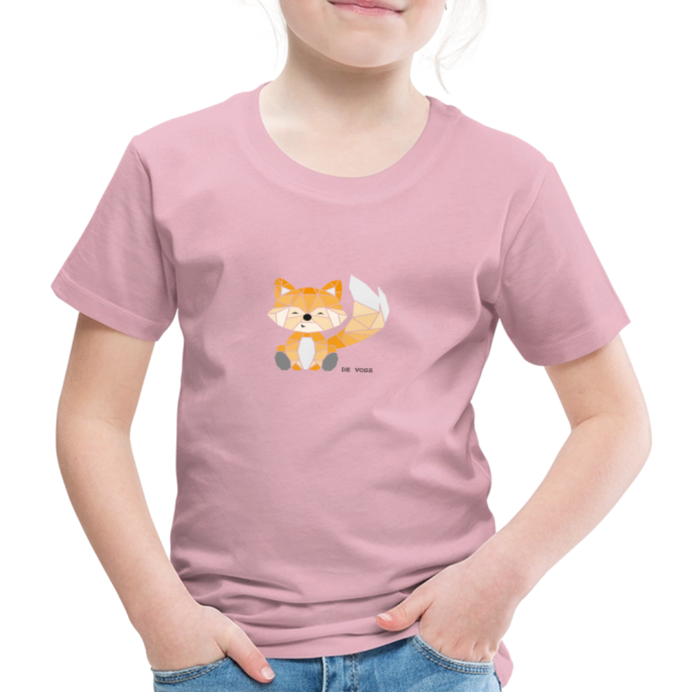Kinder Premium T-Shirt - De Voss - Hellrosa