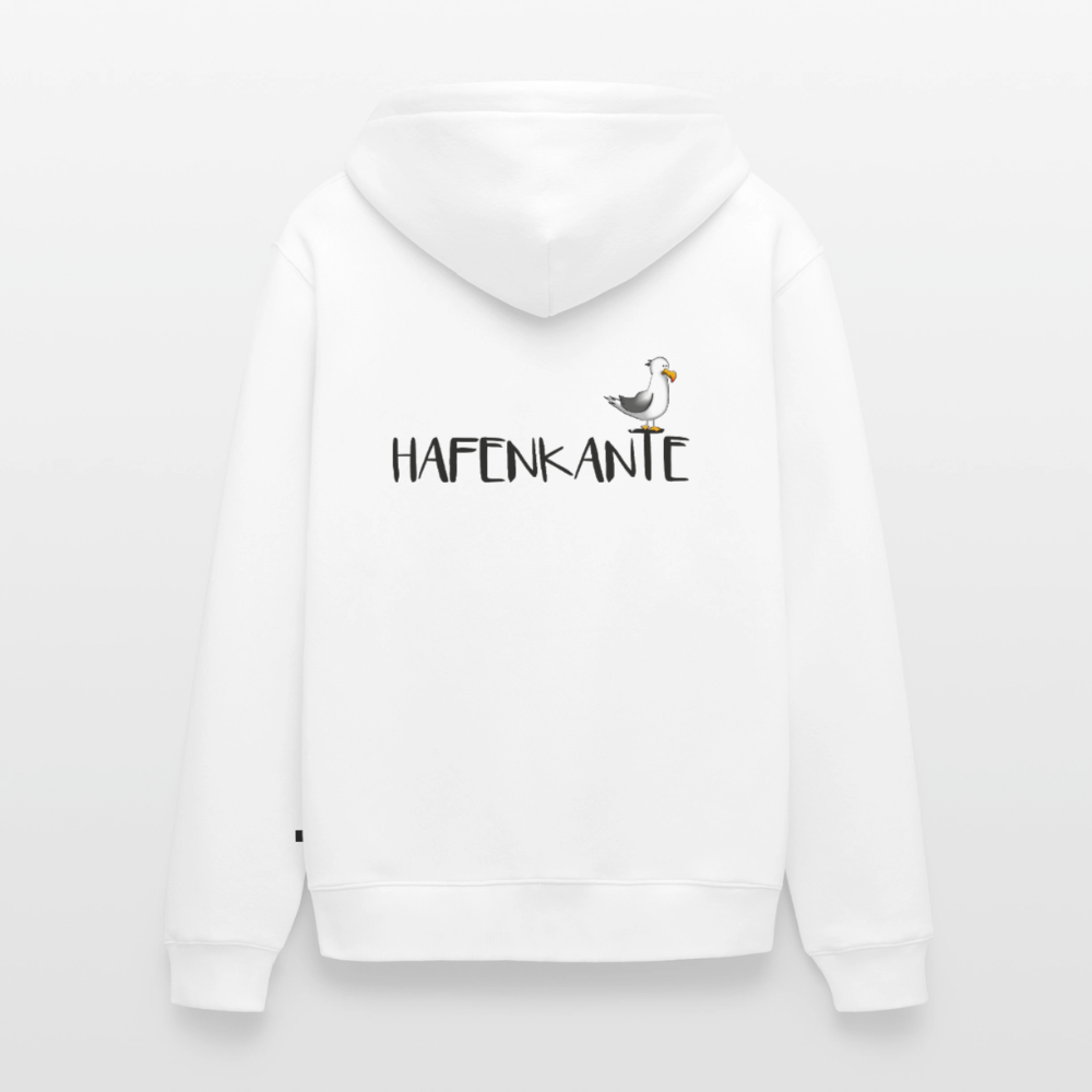 Hafenkante - Herren Premium Kapuzenjacke - Weiß