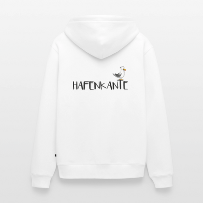 Hafenkante - Herren Premium Kapuzenjacke - Weiß