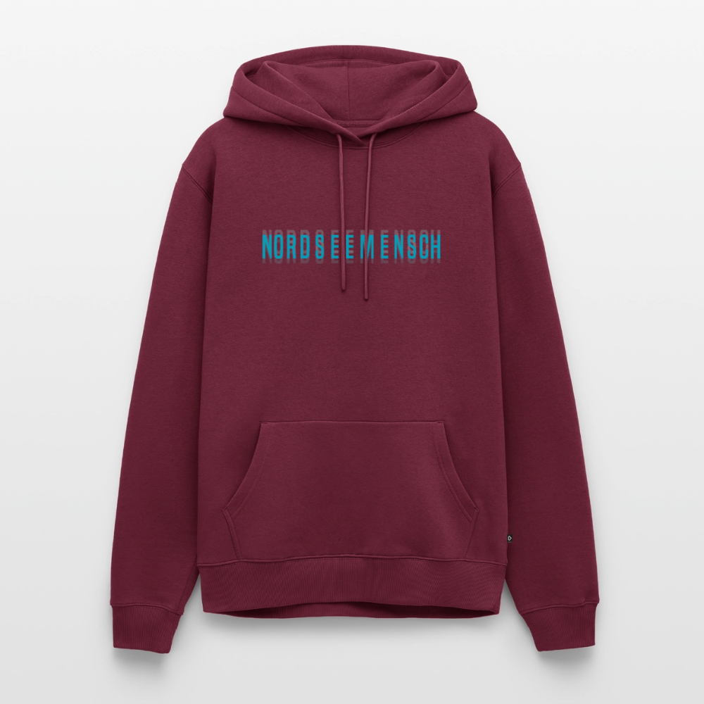 Nordseemensch - Herren Premium Hoodie - Burgunderrot