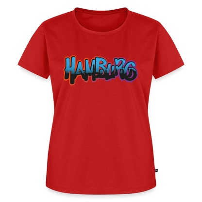 Damen Premium Bio T-Shirt - Hamburg - Rot