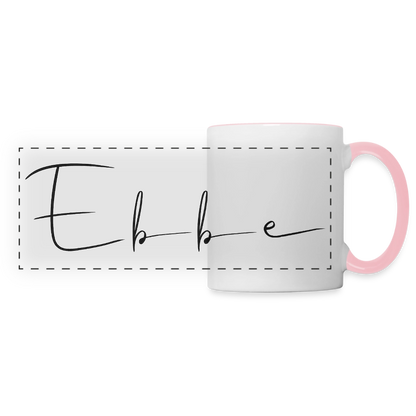 Ebbe - Panoramatasse - Weiß/Pink