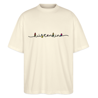 Unisex Oversize Bio-T-Shirt - Küstenkind - Weißgrau