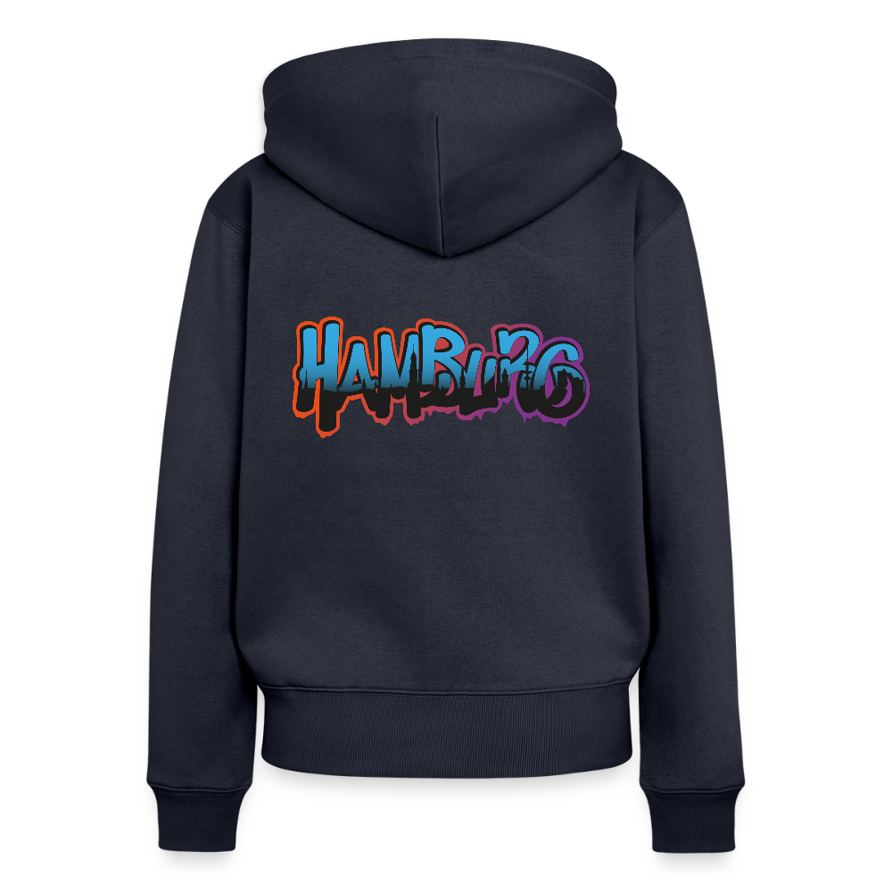 Damen Premium Kapuzenjacke - Hamburg - Navy