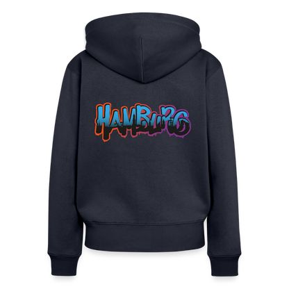 Damen Premium Kapuzenjacke - Hamburg - Navy