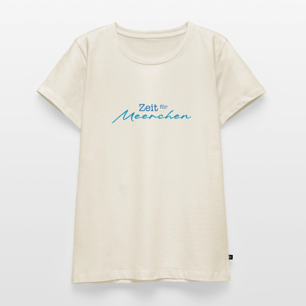 Damen Premium T-Shirt - Zeit für Meerchen - Naturweiß