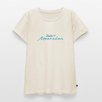 Damen Premium T-Shirt - Zeit für Meerchen - Naturweiß