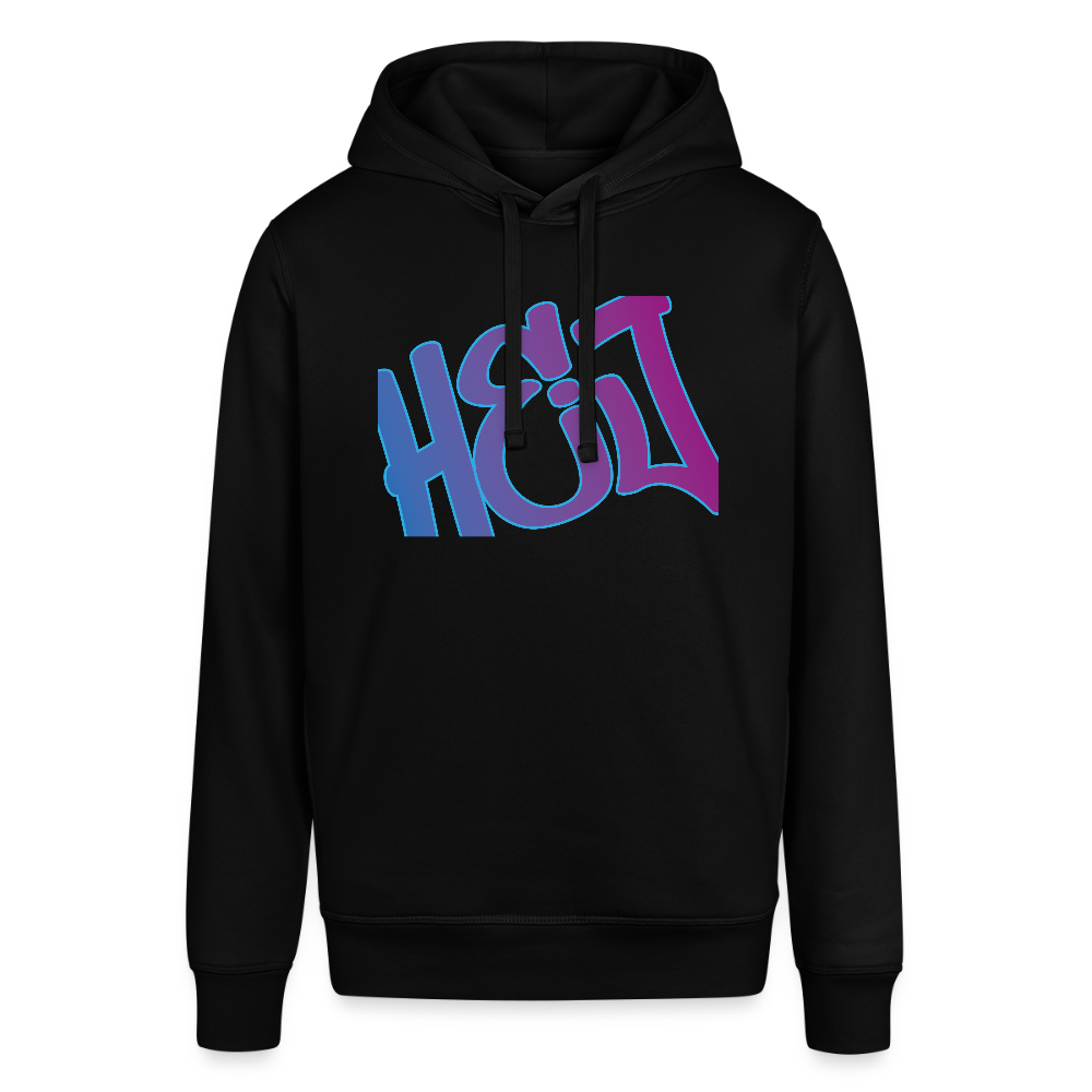 Unisex Bio-Hoodie - Hej - Schwarz