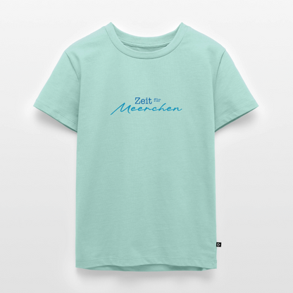 Kinder Premium T-Shirt "Zeit für Meerchen" - Mint 