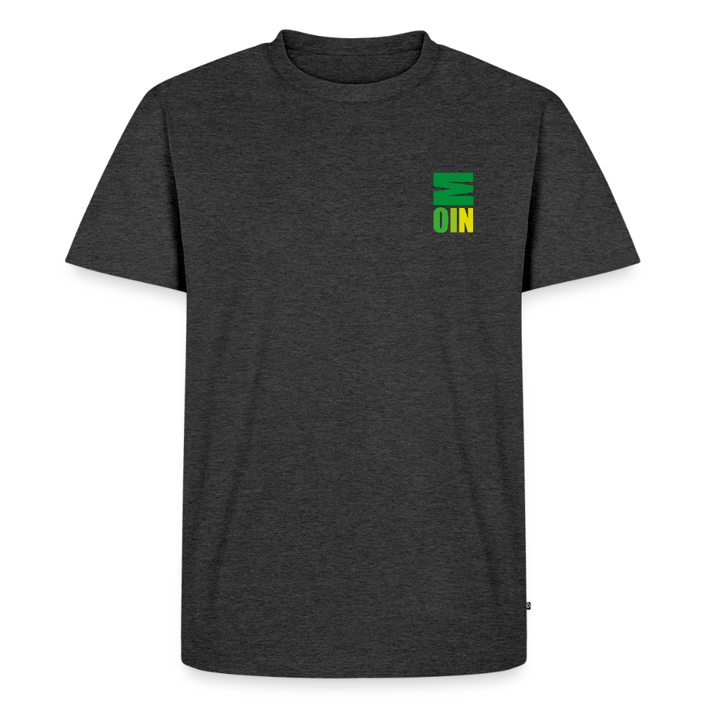 Herren Premium Bio T-Shirt - Moin - Anthrazit meliert
