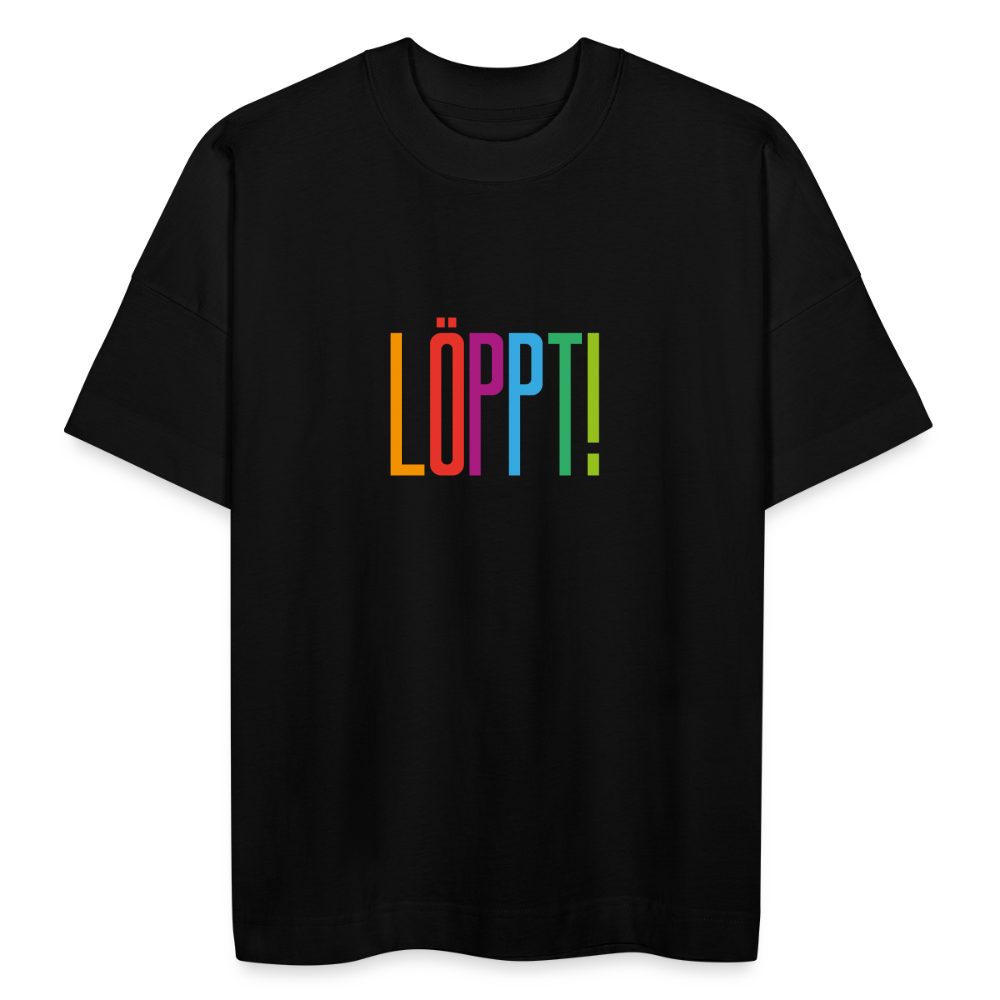 Unisex Oversize Bio-T-Shirt - Löppt! - Schwarz