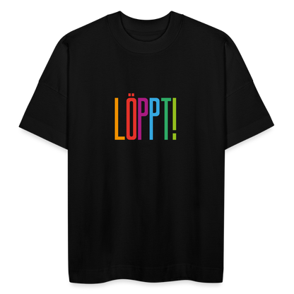 Unisex Oversize Bio-T-Shirt - Löppt! - Schwarz