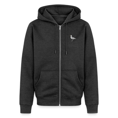Möwe - Herren Premium Kapuzenjacke - Anthrazit meliert
