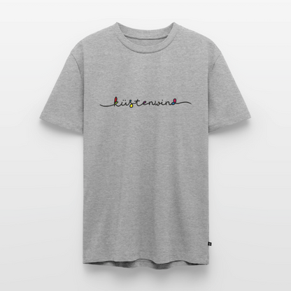 Küstenwind - Herren Premium Bio T-Shirt - Grau meliert
