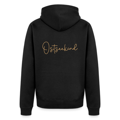 Herren Premium Kapuzenjacke - Ostseekind - Schwarz