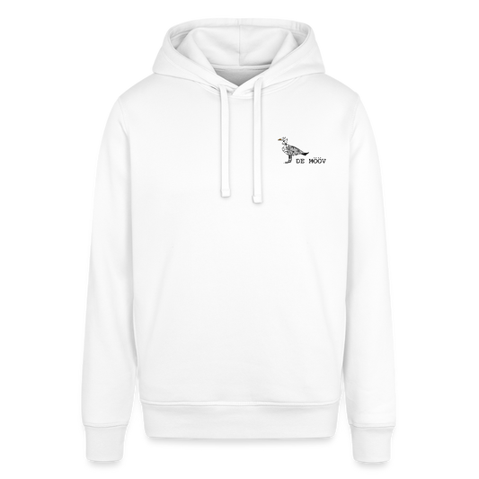 Unisex Bio-Hoodie - de Mööv - Weiß