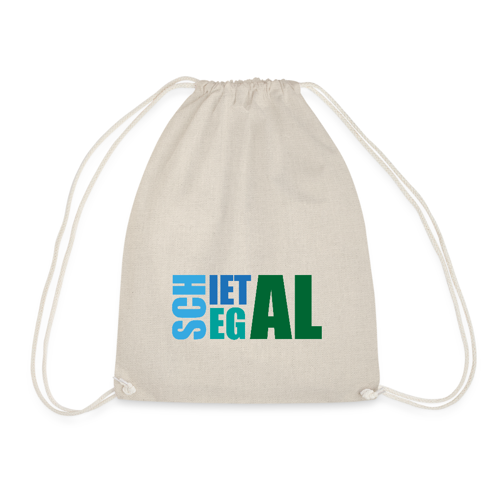 Turnbeutel - Schietegal Blau - Natur