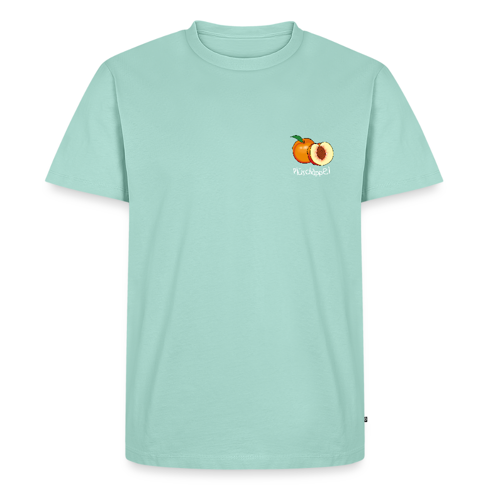 Herren Premium Bio T-Shirt - Plüschappel (weiss) - Mint 