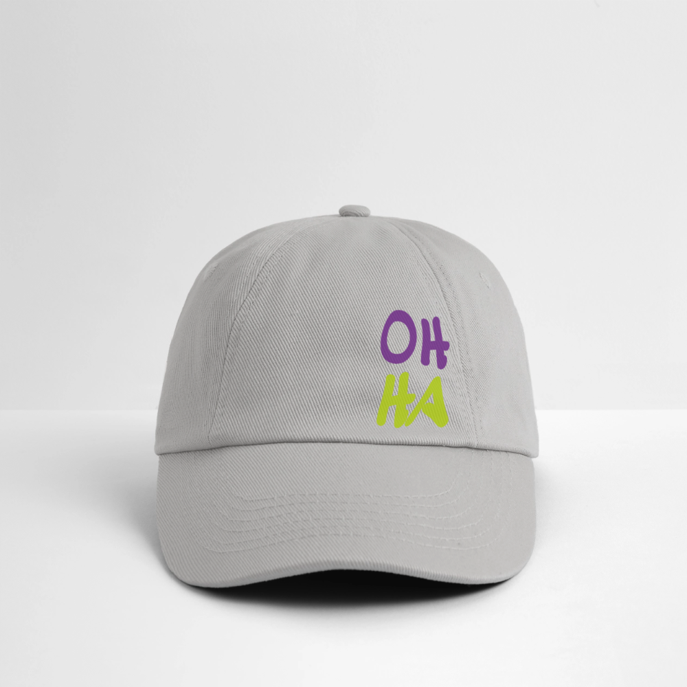 Baseballkappe - Oh ha - Grau