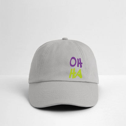 Baseballkappe - Oh ha - Grau