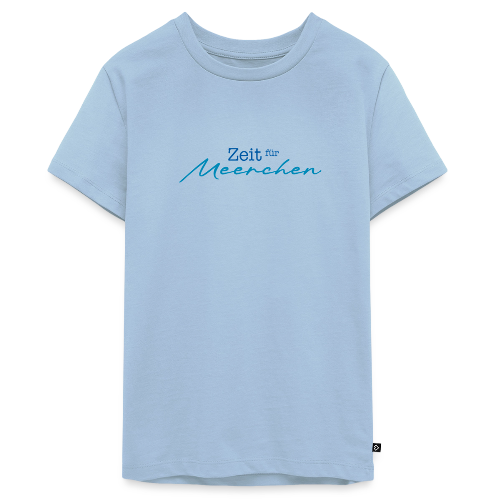 Teenager Premium T-Shirt "Zeit für Meerchen" - Hellblau