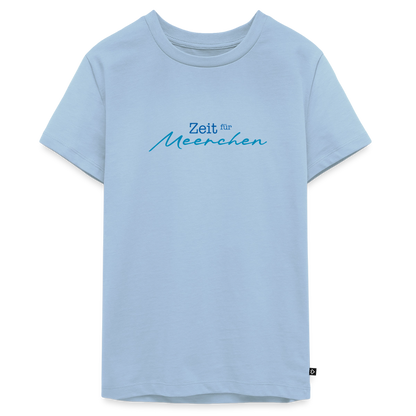 Teenager Premium T-Shirt "Zeit für Meerchen" - Hellblau