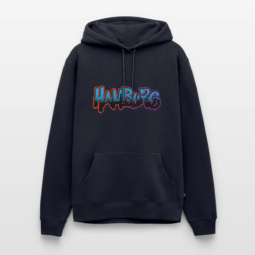 Herren Premium Hoodie - Hamburg - Navy