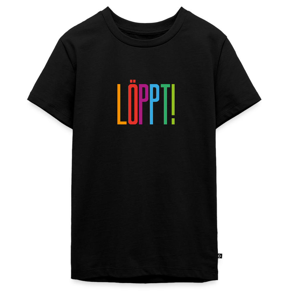 Teenager Premium T-Shirt - Löppt! - Schwarz