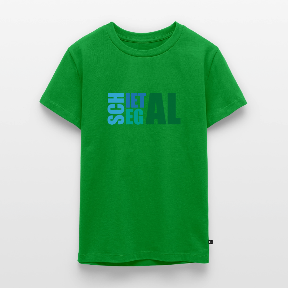Teenager Premium T-Shirt "Schietegal" - Grün